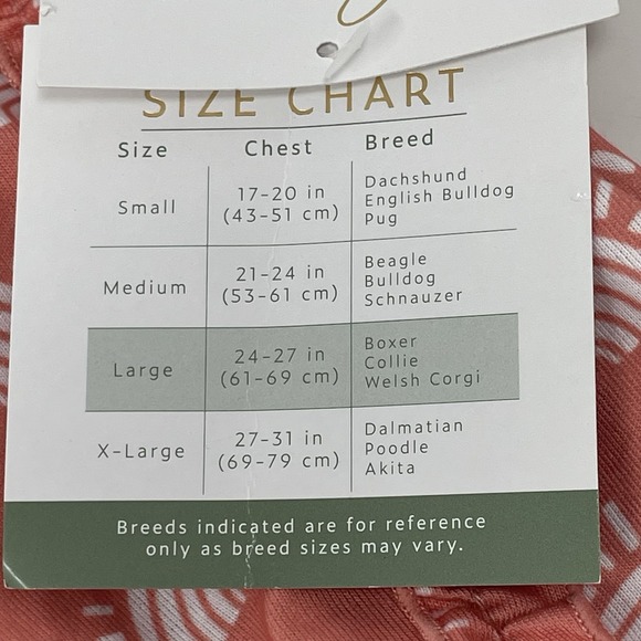 Dog Pet Dress LARGE Rainbows‎ DUSTY PINK Ruffle Sundress Cottage Milkmaid Boho - Picture 5 of 9